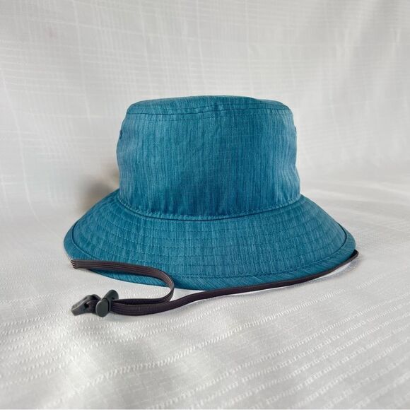 Sunday Afternoon Sunfire Adj Teal Bucket Sun Fishing Boating Hat With Strap - Picture 3 of 13